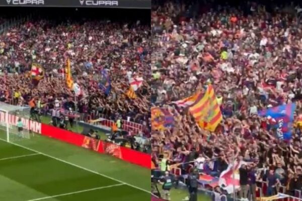 Le Gol Sud du Spotify Camp Nou, où se trouve l’espace d’animation Gol 1957.