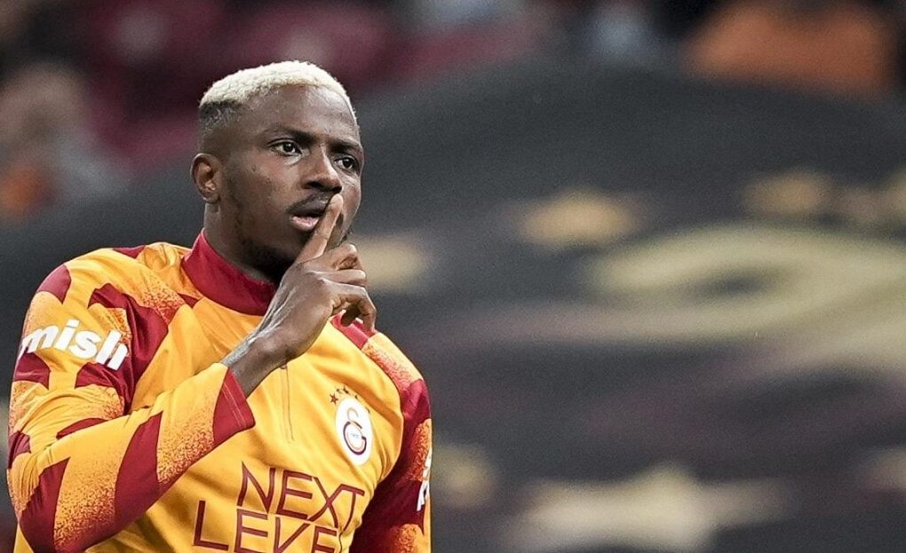 Victor Osimhen sous le maillot de Galatasaray.