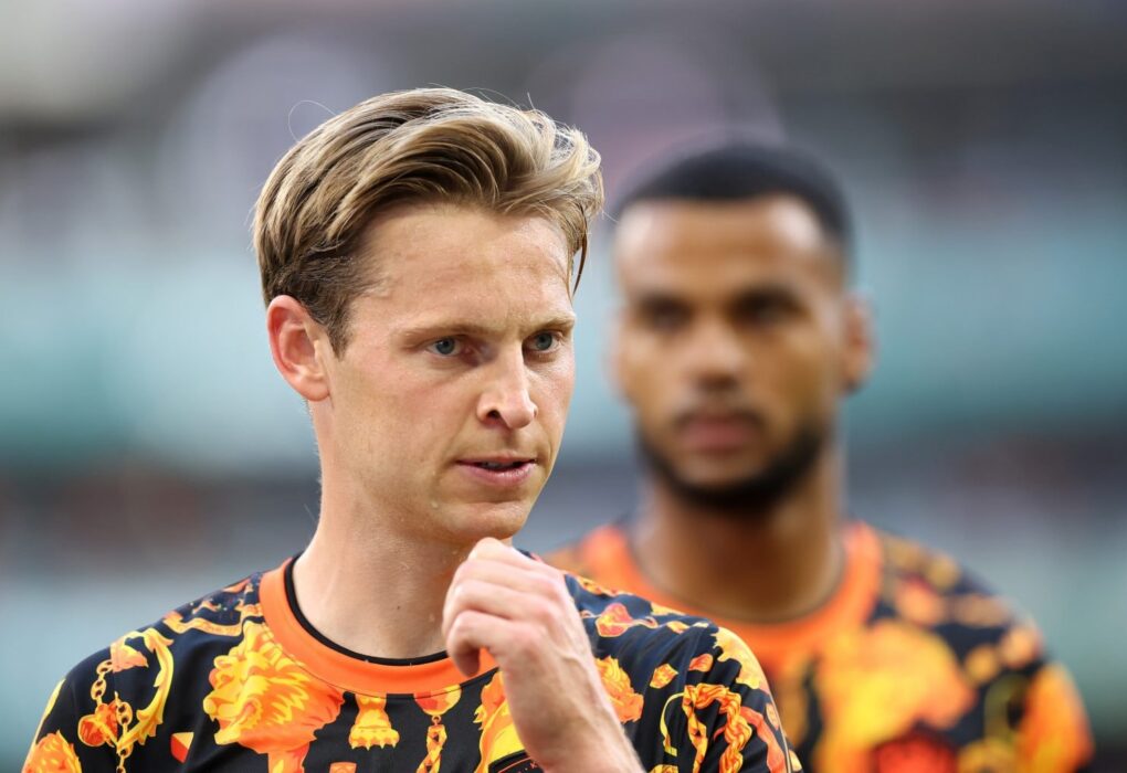 Frenkie de Jong à l'entraînement avec le Barça.