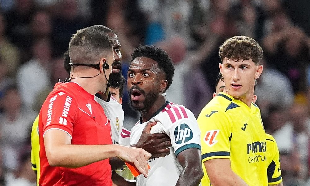 Vinícius Júnior sous le maillot du Real Madrid.