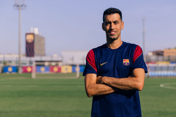 Sergio Busquets, désormais adjoint de Juliano Belletti au Barça Atlètic.